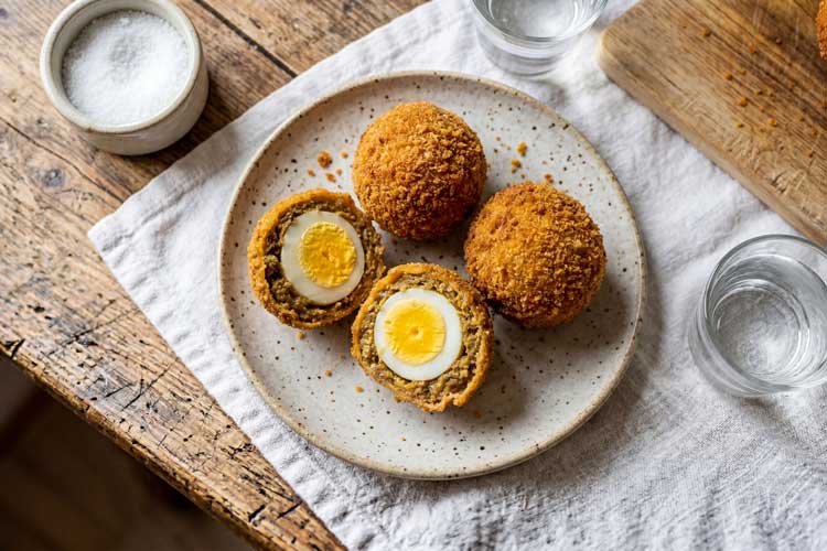 Eierbal frituren