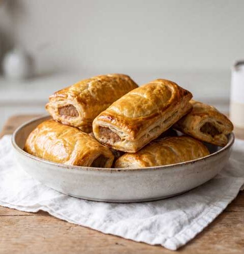 Saucijzenbroodje opwarmen