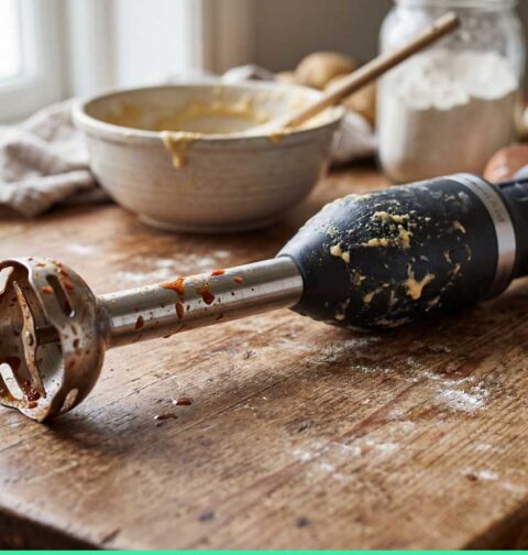 Staafmixer schoonmaken