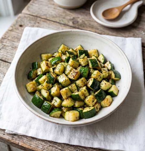 Courgette koken