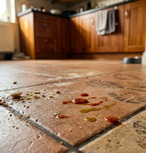 Keukenvloer schoonmaken