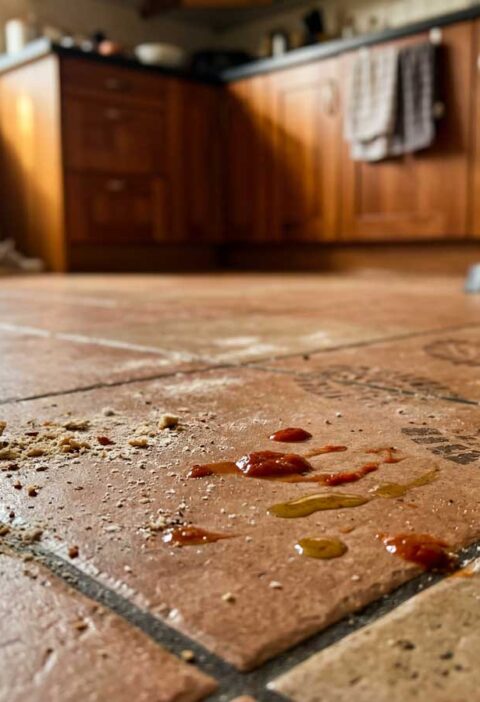 Keukenvloer schoonmaken