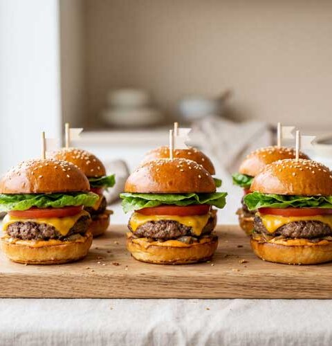 Mini hamburgers maken