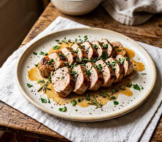 Varkenshaas opwarmen