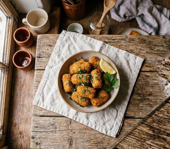 Aardappelkroketjes frituren