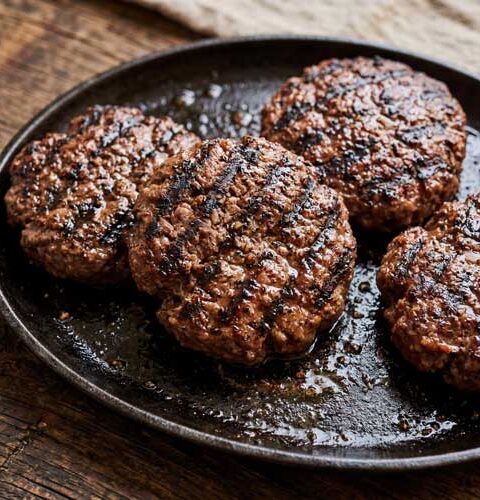 Beefburger bakken