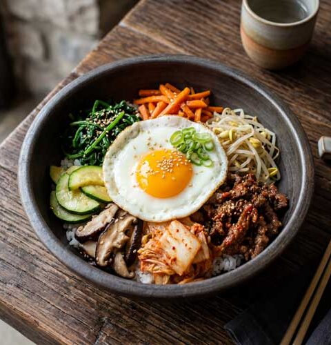Bibimbap maken