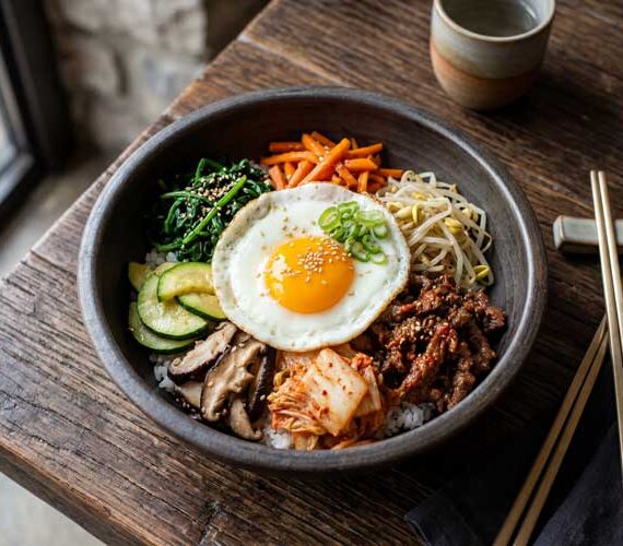 Bibimbap maken