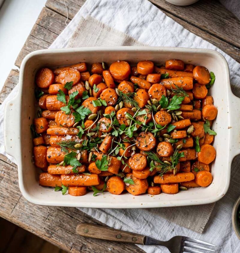 Bospeen koken in een normale pan