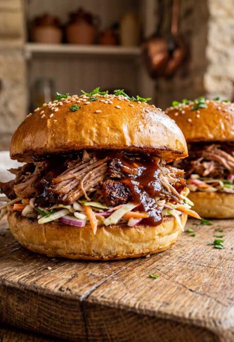 Broodje pulled pork maken met barbecuesaus