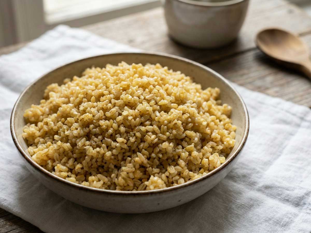 Bulgur koken in een gewone koekenpan