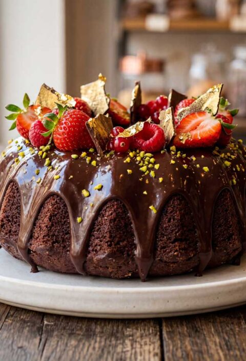 Chocolade tulband maken in een oven