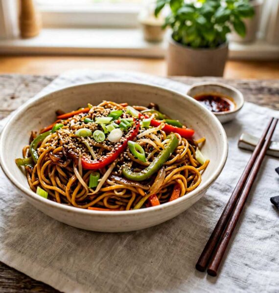 Chow mein maken, erg lekker