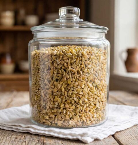 Freekeh koken in ruim water met zout