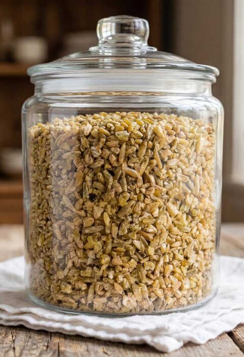 Freekeh koken in ruim water met zout