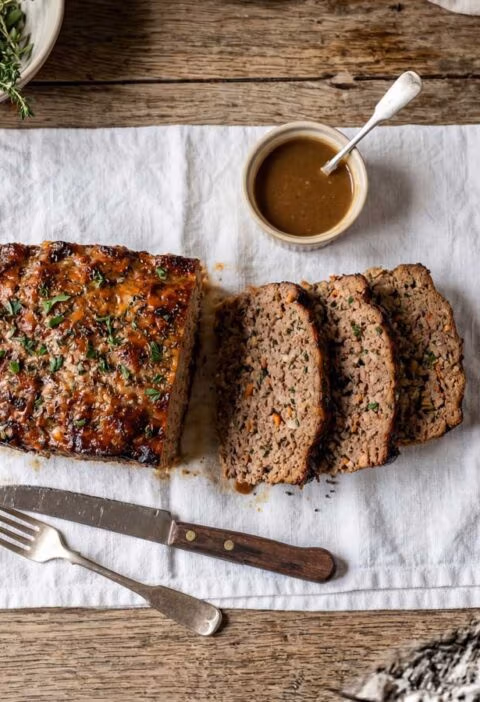 Gehaktbrood opwarmen in een oven