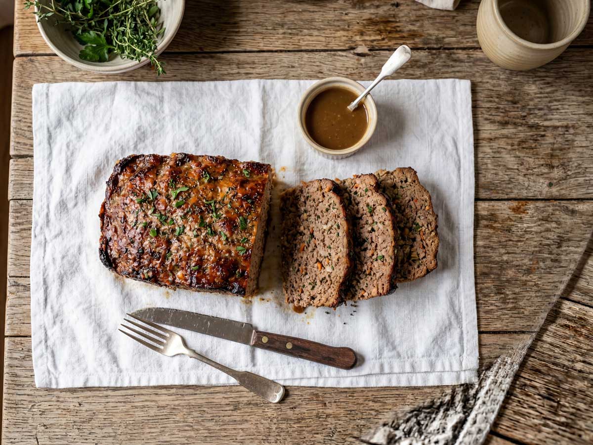 Gehaktbrood opwarmen in een oven