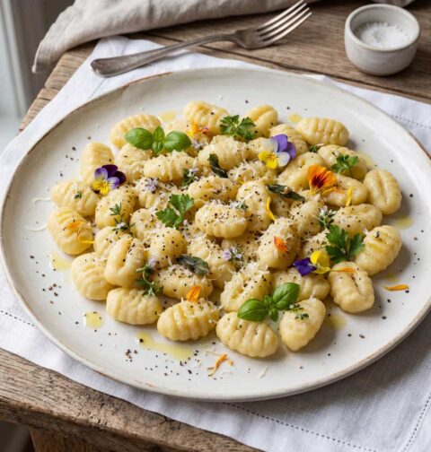 Gnocchi koken in een gewone pan