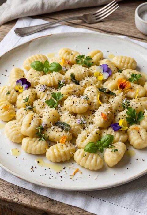 Gnocchi koken in een gewone pan