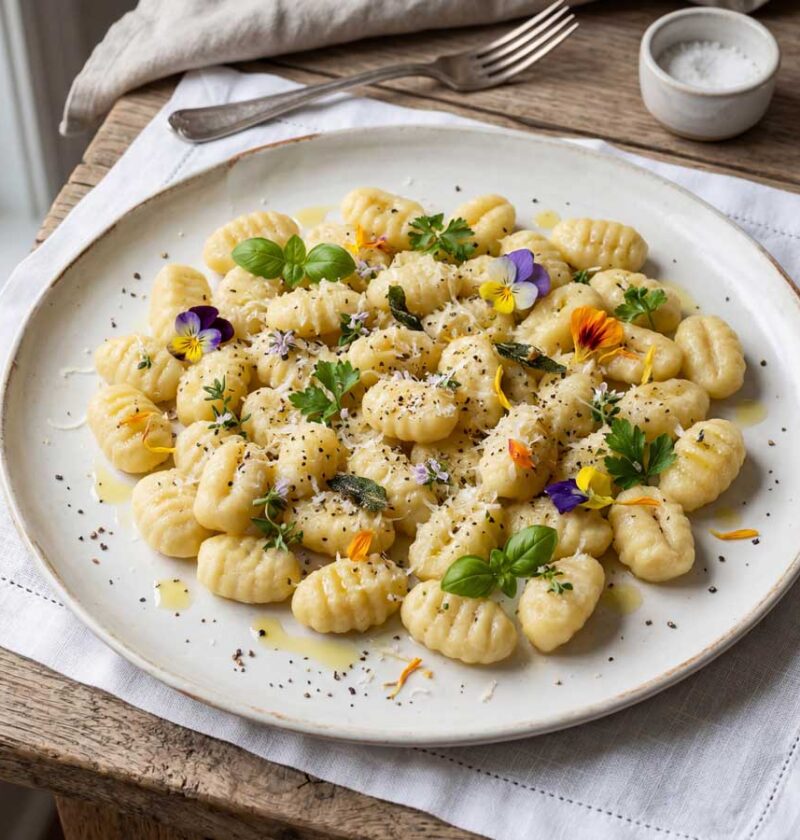 Gnocchi koken in een gewone pan