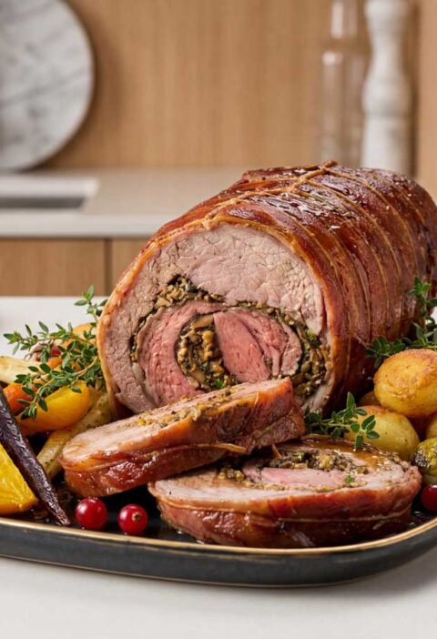 Kalfsrollade braden in een stevige braadpan