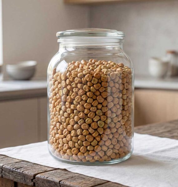 Kapucijners koken, maar eerst weken