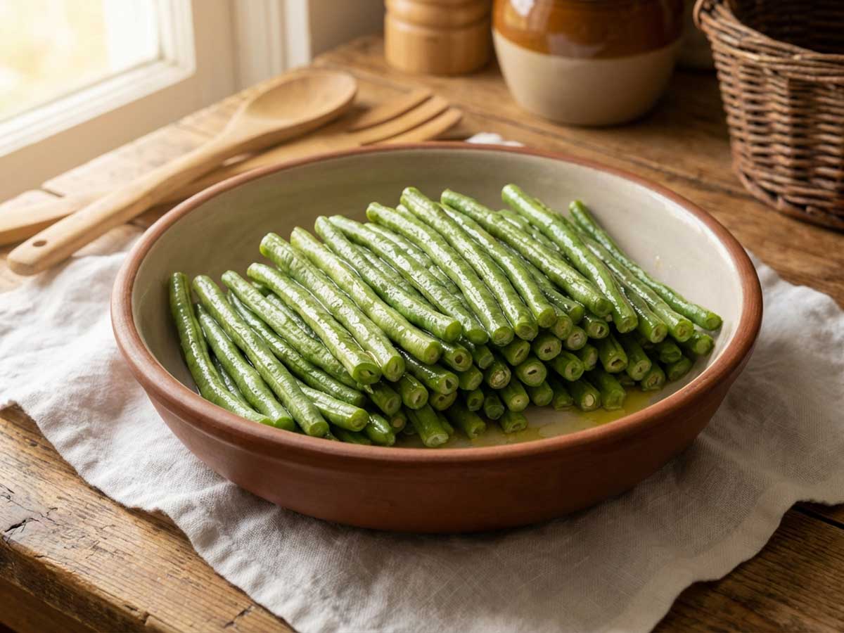 Kousenband koken in een gewone pan