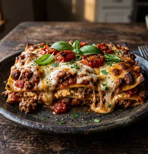 Lasagne opwarmen