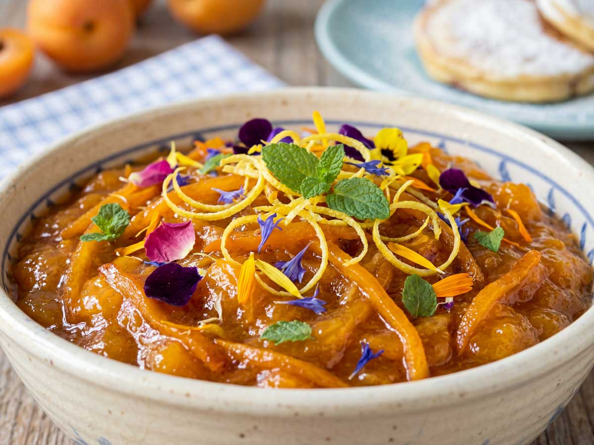 Marillenröster maken in een gewone pan
