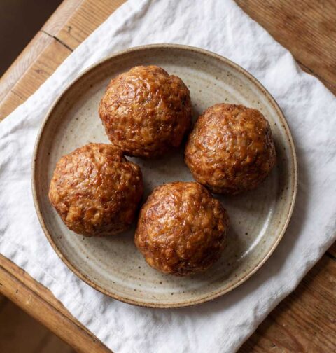 Oma’s gehaktballen in koekenpan of braadpan