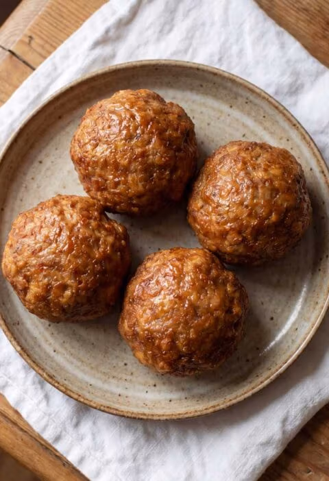 Oma’s gehaktballen in koekenpan of braadpan