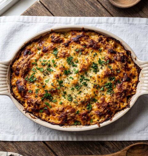 Ovenschotel opwarmen in een hapjespan