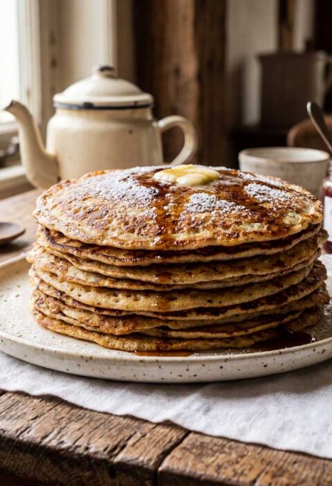 Pannenkoek opwarmen in een magnetron