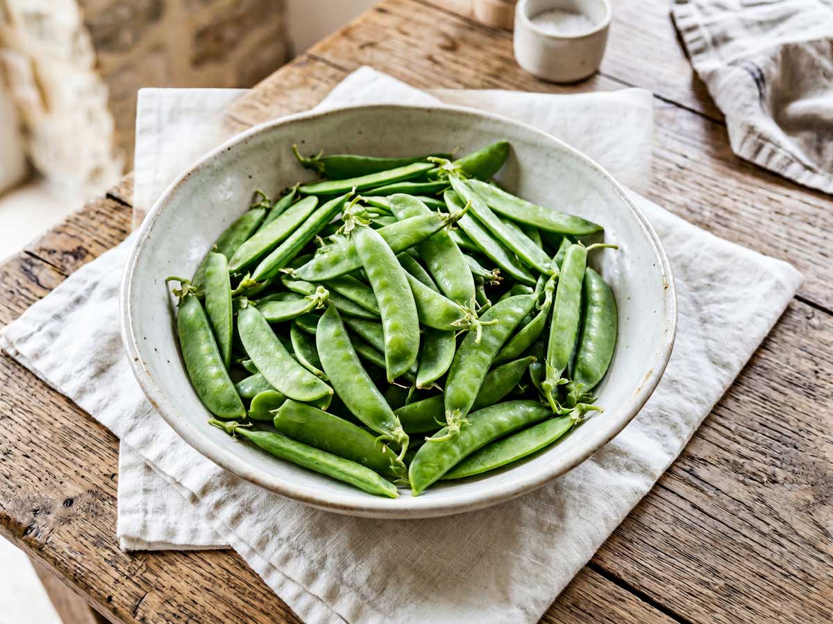 Peultjes koken in een pan met water