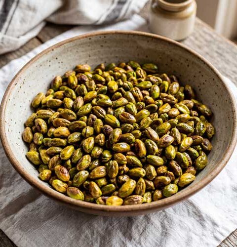 Pistachenoten roosteren
