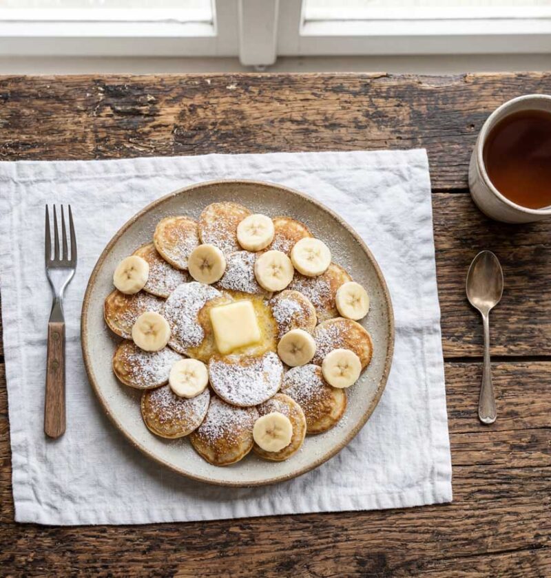 Poffertjes opwarmen in een airfryer