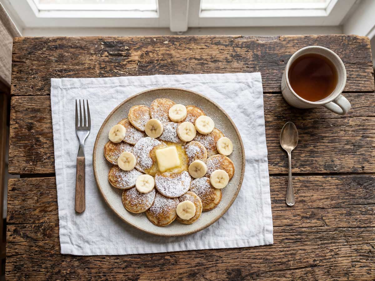 Poffertjes opwarmen in een airfryer