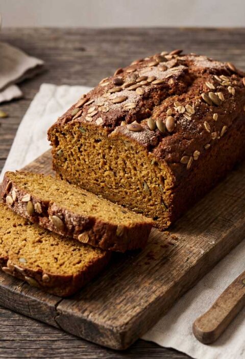Pompoenbrood maken met pompoenpuree