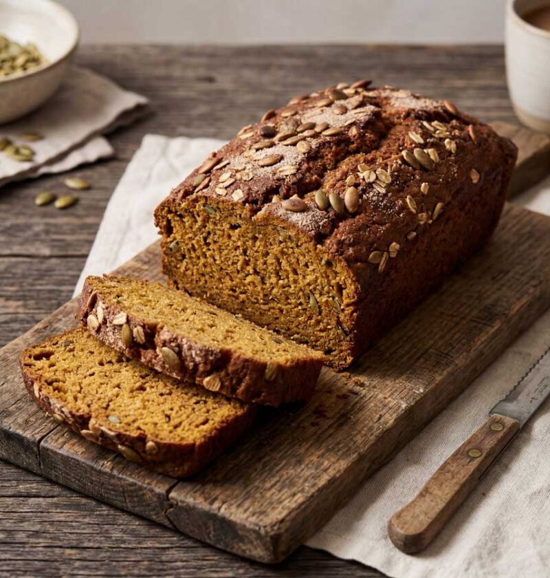 Pompoenbrood maken met pompoenpuree