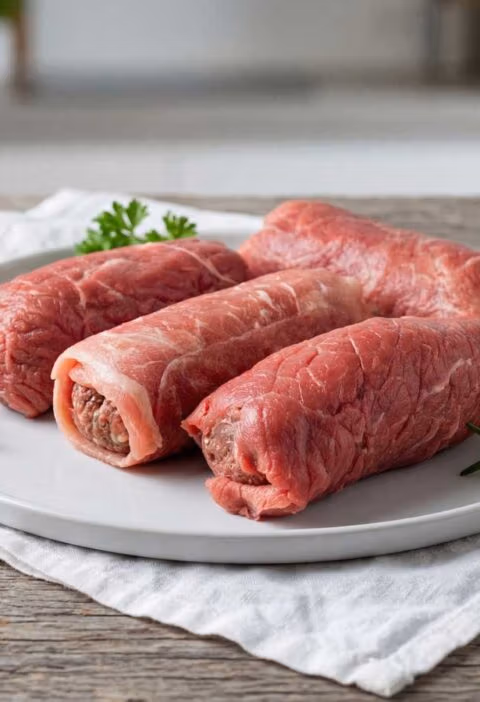 Rundervinken bakken in een koekenpan