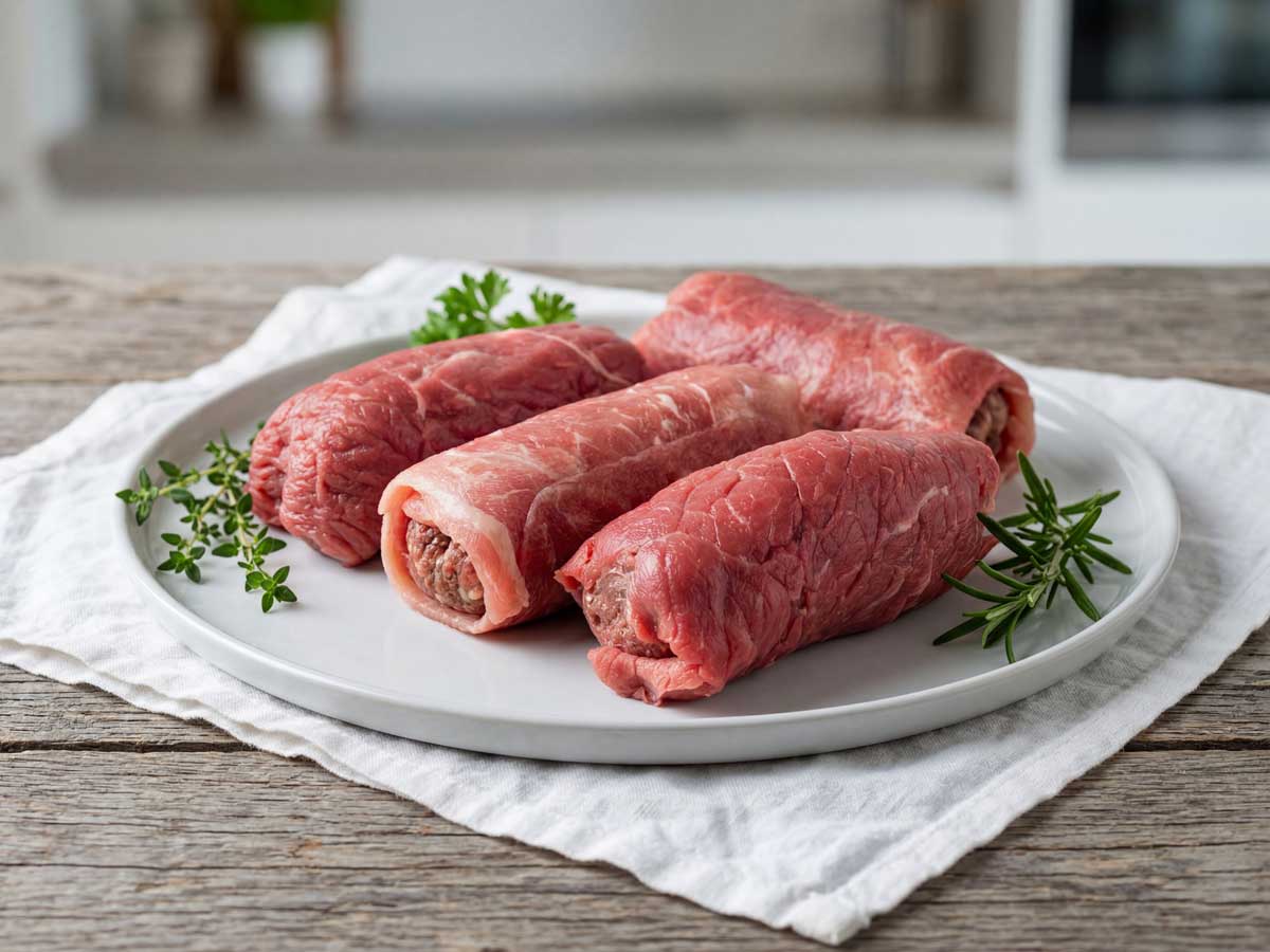 Rundervinken bakken in een koekenpan