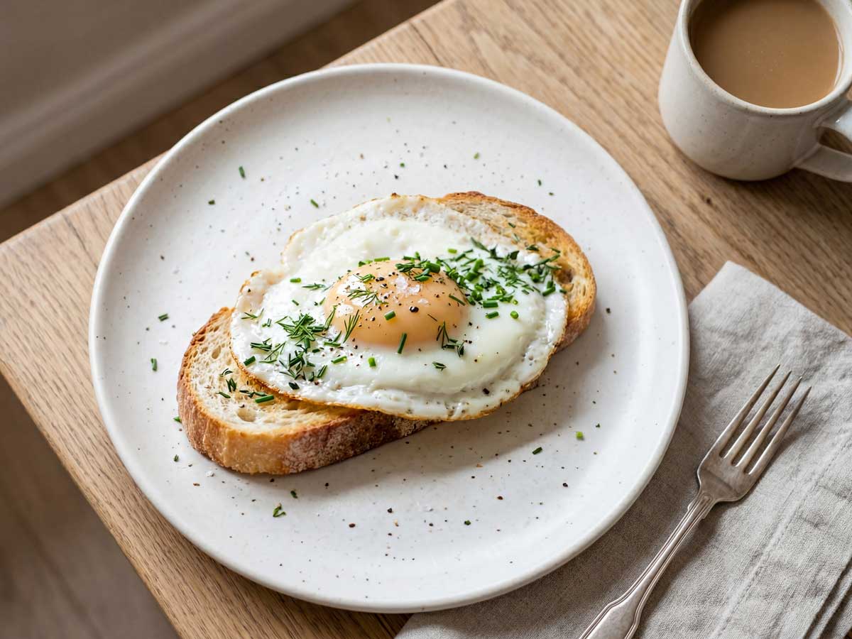 Spiegelei bakken in een goede koekenpan