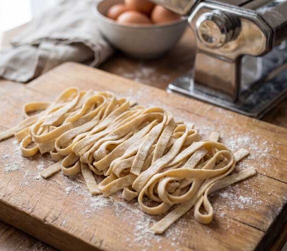 Tagliatelle koken