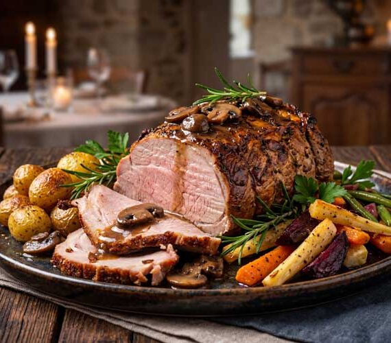 Varkensfilet bakken