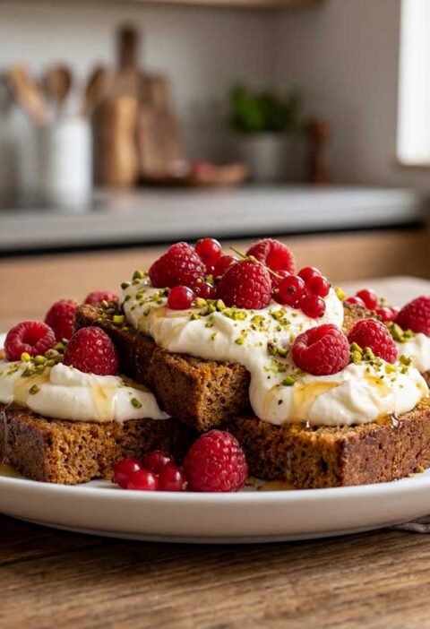 Wentelteefjes van ontbijtkoek maken