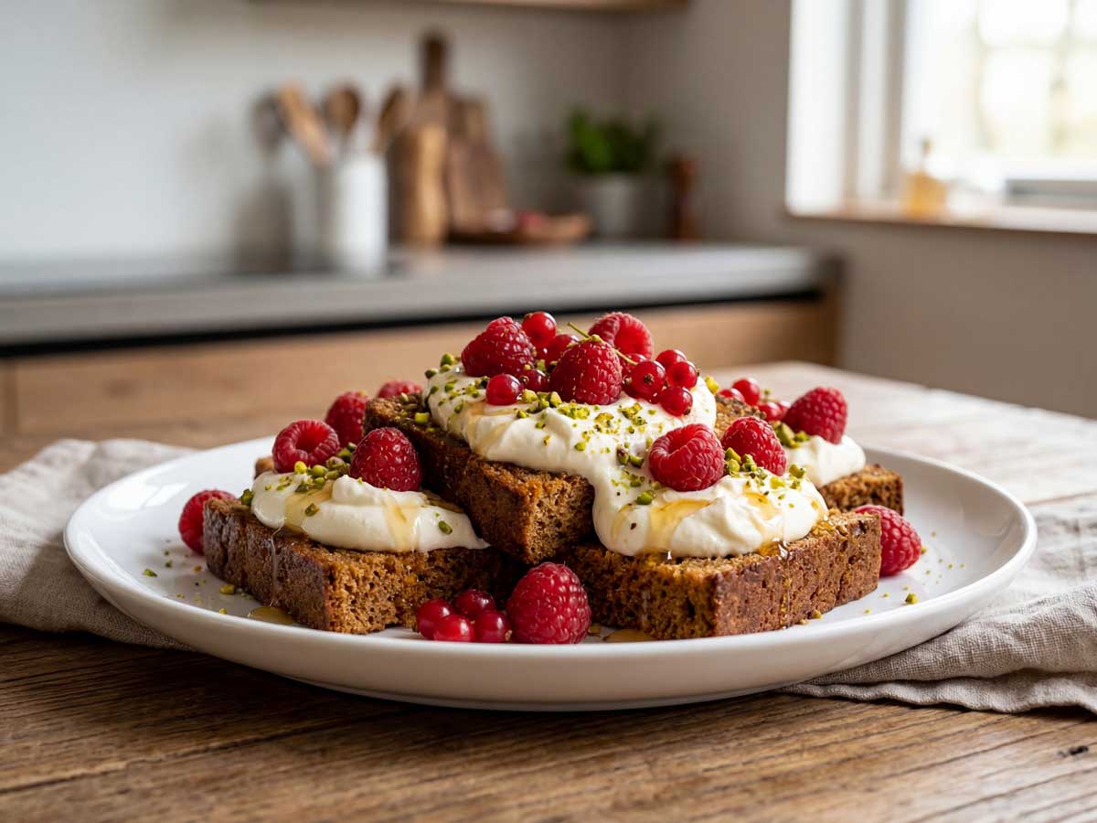 Wentelteefjes van ontbijtkoek maken