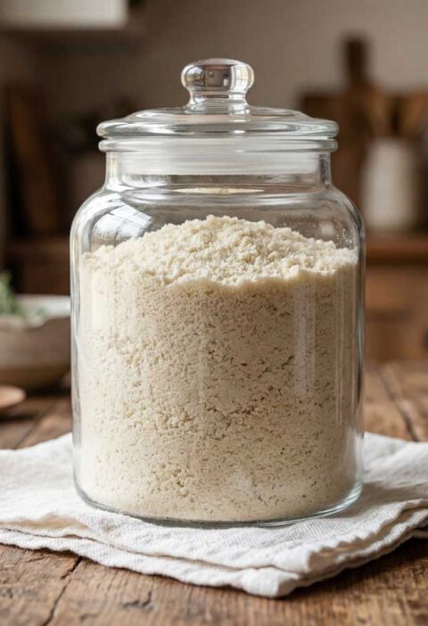 Amandelmeel maken van blanke amandelen