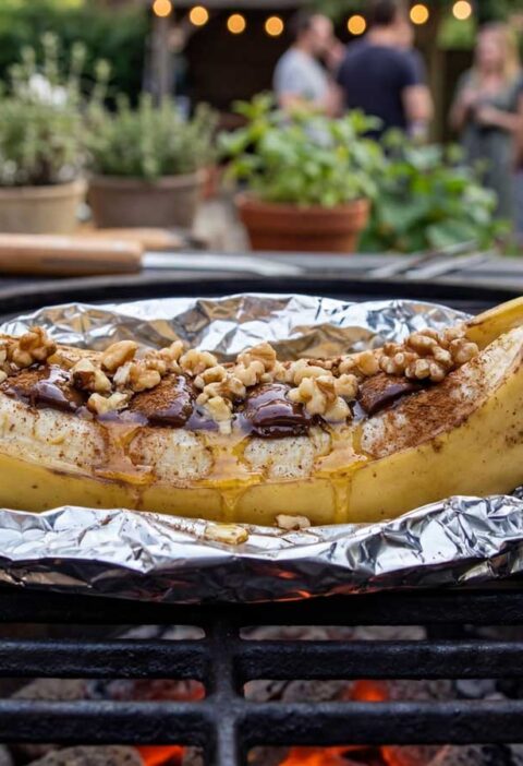 Banaan op de BBQ, fruit grillen is ook lekker