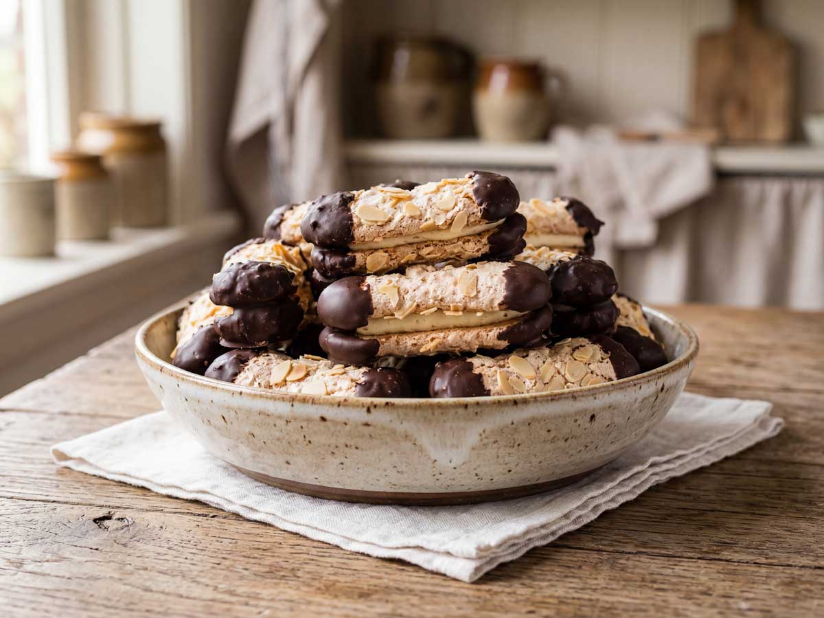 Bokkenpootjes maken met heerlijke creme ertussen