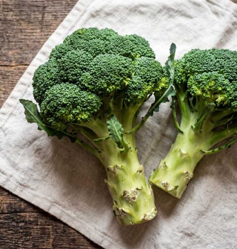 Broccoli koken, vers geplukt in de moestuin van Wilhelmus Hengstmengel